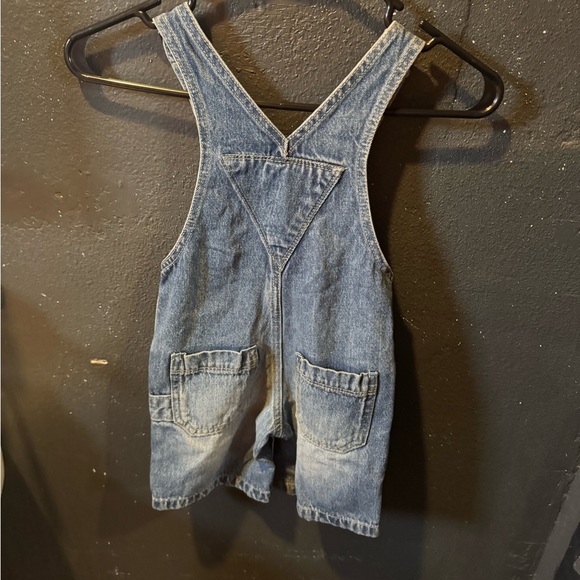 OshKosh B'gosh Blue Denim Overalls with Adjustable Straps - Picture 4 of 4
